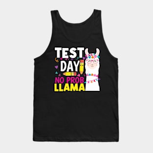 Test Day No Prob llama Llama Teacher Testing Day Tank Top